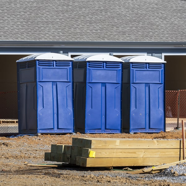 what is the cost difference between standard and deluxe porta potty rentals in Arrington TN